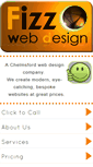 Mobile Screenshot of fizzwebdesign.co.uk